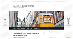 Desktop Screenshot of anonimosextraordinarios.com